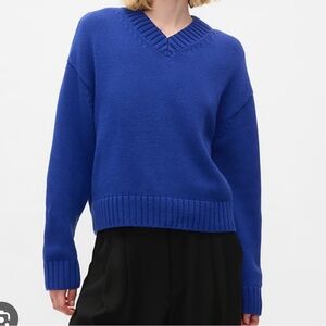Oversized V Neck Gap Sweater